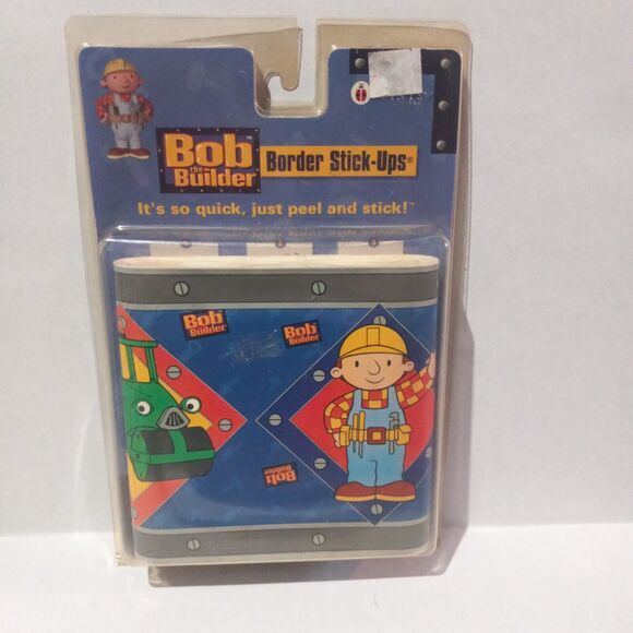 Bob The Builder Border Stick Ups-Lot Of 2-2002-15 Ft x 5 Inch Each-Nick Jr - Picture 2 of 7